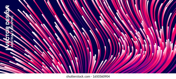 Abstract colorful lines vector background, stylish color background illustration