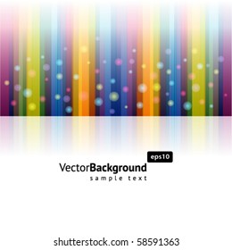 Resumen de líneas coloreadas fondo vectorial