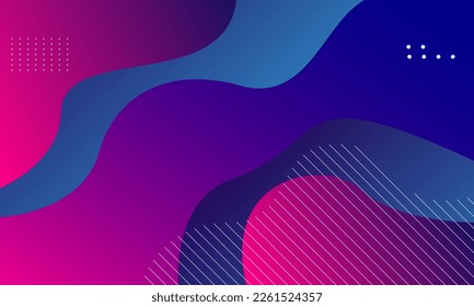 Abstract colorful liquid background. Dynamic shapes composition. Eps10 vector