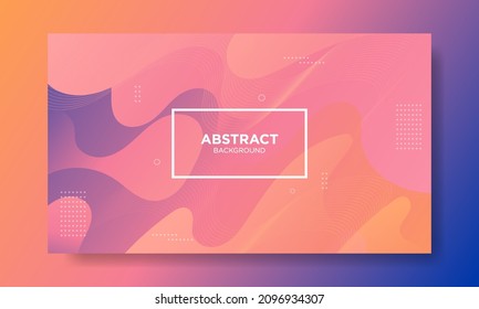 Abstract Colorful liquid background. Modern background design. gradient color. Dynamic Waves. Fluid shapes composition. Fit for website, banners, wallpapers, brochure, posters