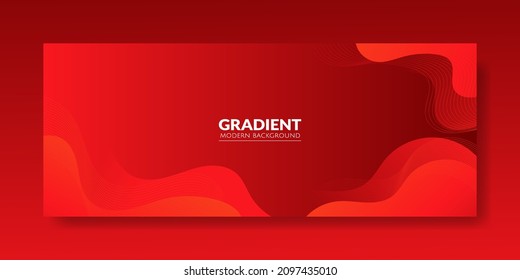 Abstract Colorful liquid background. Modern background design. gradient color. Red Dynamic Waves. Fluid shapes composition. Fit for website, banners, wallpapers, brochure, posters