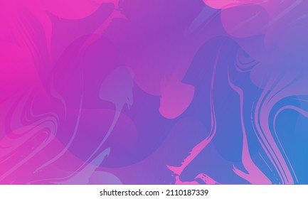 Abstrakter, bunter, flüssiger Hintergrund. Modernes Hintergrunddesign. Farbverlauf-Farbe. Blau, violette dynamische Wellen. Zusammensetzung der flüssigen Formen. Website, Banner, Bildschirmhintergründe, Broschüren, Poster