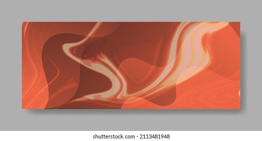 Resumen Fondo líquido colorido. Diseño de fondo moderno. color de gradiente. Ondas Dinámicas Naranjas. Composición de formas fluidas. Apto para sitio web, carteles, fondos de pantalla, folletos, carteles