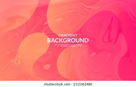 Resumen Fondo líquido colorido. Diseño de fondo moderno. color de gradiente. Ondas Dinámicas Naranjas. Composición de formas fluidas. Apto para sitio web, carteles, fondos de pantalla, folletos, carteles