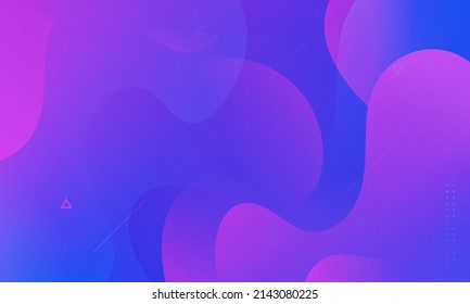 Abstract Colorful liquid background. Modern background design. gradient color. Purple Dynamic Waves. Fluid shapes composition. Fit for website, banners, wallpapers, brochure, posters