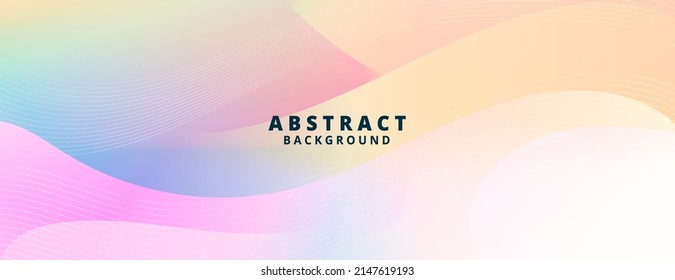 Abstract Colorful liquid background. Modern background design. gradient color. Dynamic Waves. Fluid shapes composition. Fit for website, banners, wallpapers, brochure, posters