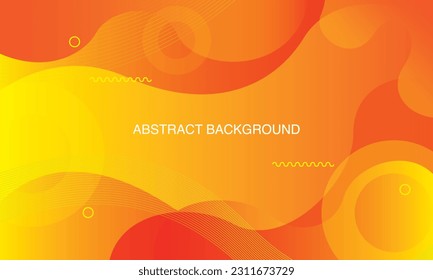 Abstract Colorful liquid background. Modern background design. oranye and yellow color combunation.