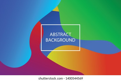 Abstract colorful liquid background for website, banner, cover