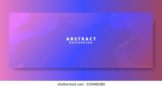 Abstract Colorful liquid Banner Template. Modern background design. gradient color. Blue Dynamic Waves. Fluid shapes composition. Fit for website, banners, wallpapers, brochure, posters