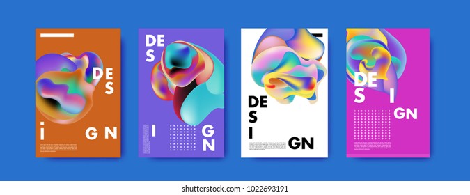
Abstract colorful liquid and curvy colors background for poster design. Blue, yellow, red, orange, pink and green. Vector banner poster template in Eps10.
