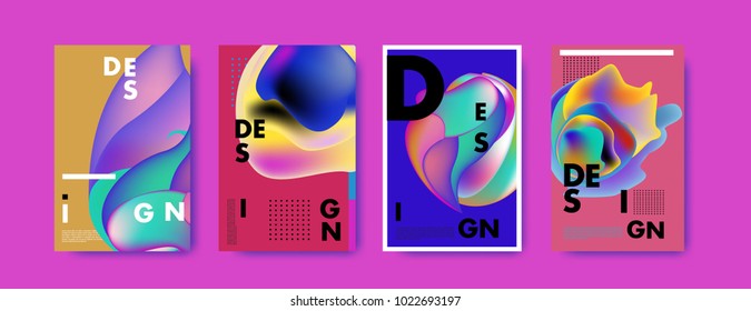 
Abstract colorful liquid and curvy colors background for poster design. Blue, yellow, red, orange, pink and green. Vector banner poster template in Eps10.
