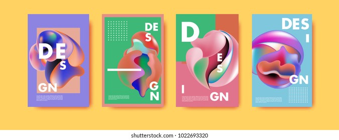 
Abstract colorful liquid and curvy colors background for poster design. Blue, yellow, red, orange, pink and green. Vector banner poster template in Eps10.
