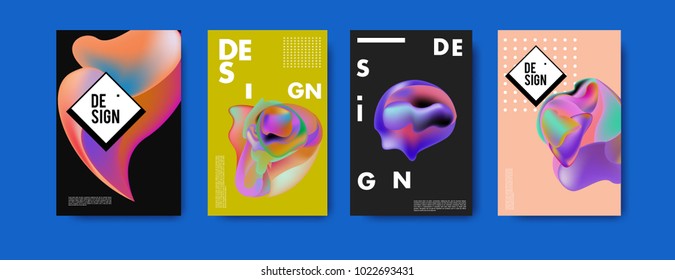 
Abstract colorful liquid and curvy colors background for poster design. Blue, yellow, red, orange, pink and green. Vector banner poster template in Eps10.
