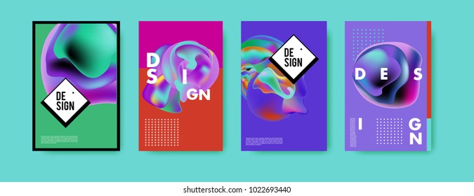 
Abstract colorful liquid and curvy colors background for poster design. Blue, yellow, red, orange, pink and green. Vector banner poster template in Eps10.
