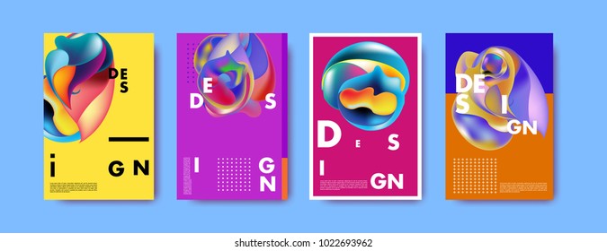 
Abstract colorful liquid and curvy colors background for poster design. Blue, yellow, red, orange, pink and green. Vector banner poster template in Eps10.
