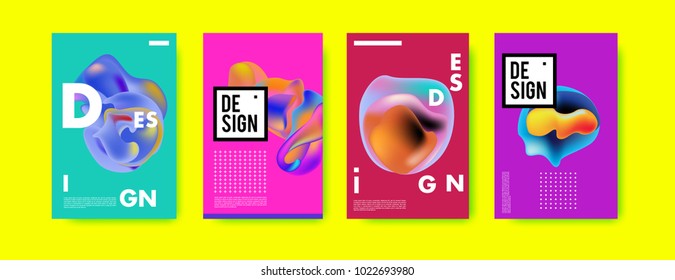 
Abstract colorful liquid and curvy colors background for poster design. Blue, yellow, red, orange, pink and green. Vector banner poster template in Eps10.
