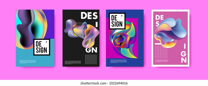 
Abstract colorful liquid and curvy colors background for poster design. Blue, yellow, red, orange, pink and green. Vector banner poster template in Eps10.
