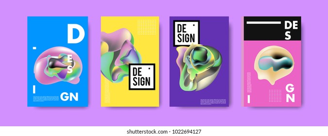 
Abstract colorful liquid and curvy colors background for poster design. Blue, yellow, red, orange, pink and green. Vector banner poster template in Eps10.
