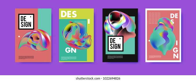 
Abstract colorful liquid and curvy colors background for poster design. Blue, yellow, red, orange, pink and green. Vector banner poster template in Eps10.
