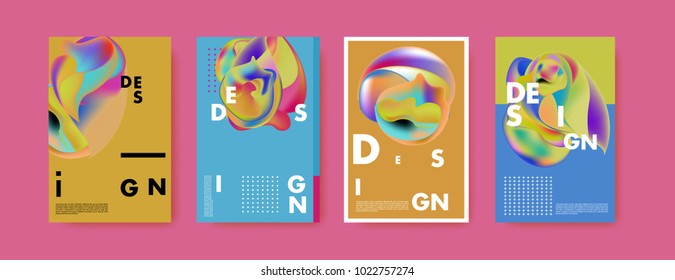 
Abstract colorful liquid and curvy colors background for poster design. Blue, yellow, red, orange, pink and green. Vector banner poster template in Eps10.
