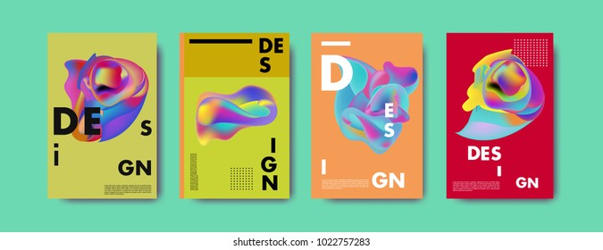 
Abstract colorful liquid and curvy colors background for poster design. Blue, yellow, red, orange, pink and green. Vector banner poster template in Eps10.
