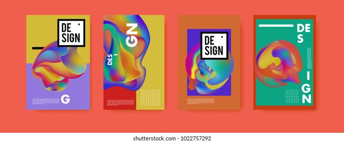 
Abstract colorful liquid and curvy colors background for poster design. Blue, yellow, red, orange, pink and green. Vector banner poster template in Eps10.
