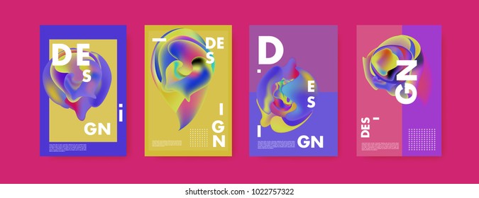
Abstract colorful liquid and curvy colors background for poster design. Blue, yellow, red, orange, pink and green. Vector banner poster template in Eps10.
