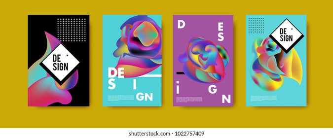 
Abstract colorful liquid and curvy colors background for poster design. Blue, yellow, red, orange, pink and green. Vector banner poster template in Eps10.
