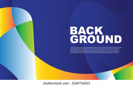 Abstract colorful liquid and curvy geometric background for banner. Vector illustration.
