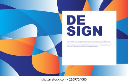Abstract colorful liquid and curvy geometric background for banner. Vector illustration.