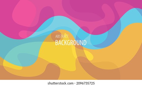 Abstract colorful liquid fluid background. Modern concept for summer collection.