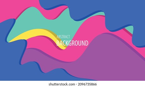 Abstract colorful liquid fluid background. Modern concept for summer collection.