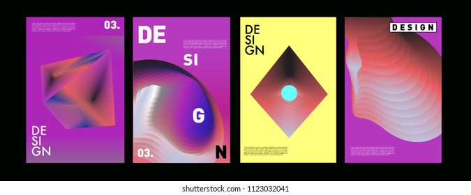 Abstract colorful liquid and fluid colors background for poster design. Blue, yellow, red, orange, pink and green. Vector banner poster template in Eps10.