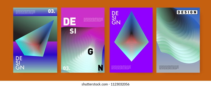Abstract colorful liquid and fluid colors background for poster design. Blue, yellow, red, orange, pink and green. Vector banner poster template in Eps10.