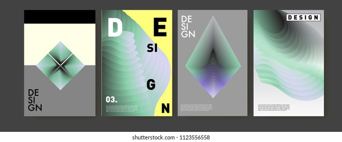 Abstract colorful liquid and fluid colors background for poster design. Blue, yellow, red, orange, pink and green. Vector banner poster template in Eps10.