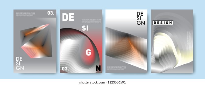 Abstract colorful liquid and fluid colors background for poster design. Blue, yellow, red, orange, pink and green. Vector banner poster template in Eps10.