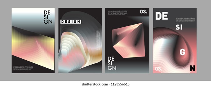 Abstract colorful liquid and fluid colors background for poster design. Blue, yellow, red, orange, pink and green. Vector banner poster template in Eps10.