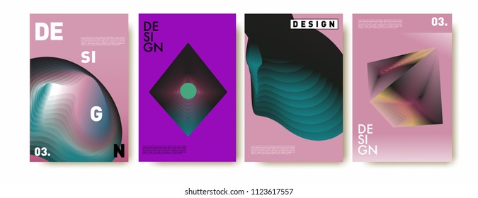 Abstract colorful liquid and fluid colors background for poster design. Blue, yellow, red, orange, pink and green. Vector banner poster template in Eps10.
