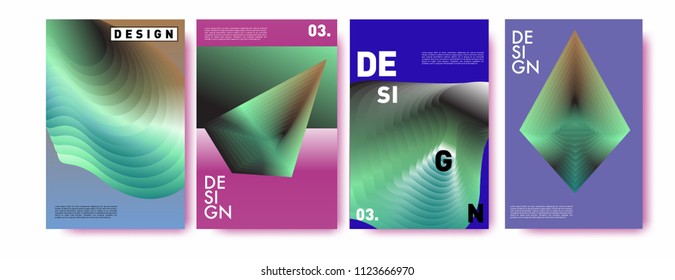 Abstract colorful liquid and fluid colors background for poster design. Blue, yellow, red, orange, pink and green. Vector banner poster template in Eps10.
