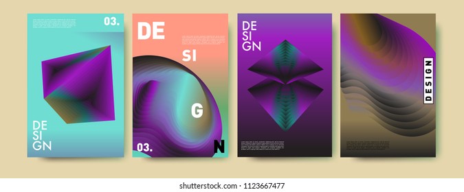 Abstract colorful liquid and fluid colors background for poster design. Blue, yellow, red, orange, pink and green. Vector banner poster template in Eps10.
