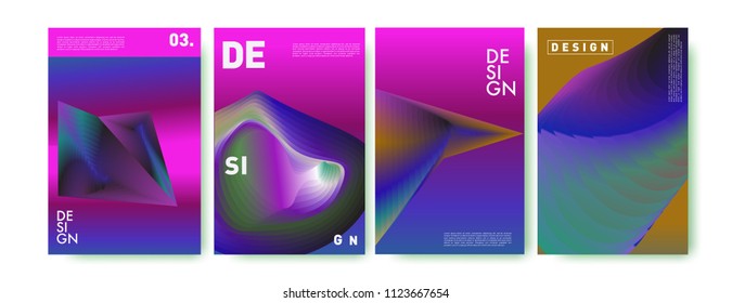 Abstract colorful liquid and fluid colors background for poster design. Blue, yellow, red, orange, pink and green. Vector banner poster template in Eps10.
