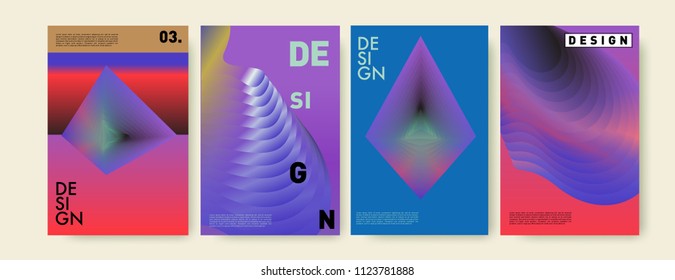 Abstract colorful liquid and fluid colors background for poster design. Blue, yellow, red, orange, pink and green. Vector banner poster template in Eps10.