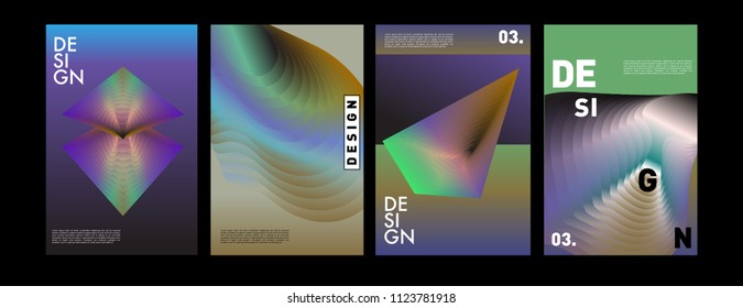 Abstract colorful liquid and fluid colors background for poster design. Blue, yellow, red, orange, pink and green. Vector banner poster template in Eps10.