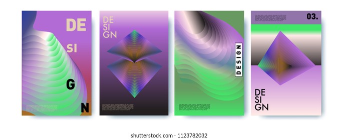 Abstract colorful liquid and fluid colors background for poster design. Blue, yellow, red, orange, pink and green. Vector banner poster template in Eps10.