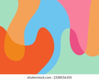 Resumen líquido colorido y fondo vectorial de fluidos 