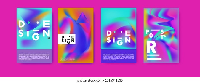 Abstract colorful liquid and holographic colors background for poster design. Blue, yellow, red, orange, pink and green. Vector banner poster template in Eps10. Abstract colorful liquid and holographic colors background for poster design. Blue, yellow, red, orange, pink and green. Vector banner poster template in Eps10.