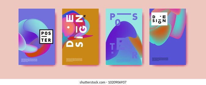 
Abstract colorful liquid and holographic colors background for poster design. Blue, yellow, red, orange, pink and green. Vector banner poster template in Eps10.
