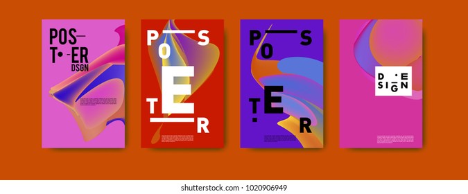
Abstract colorful liquid and holographic colors background for poster design. Blue, yellow, red, orange, pink and green. Vector banner poster template in Eps10.
