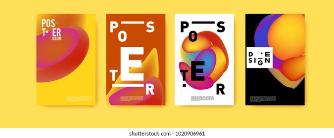 
Abstract colorful liquid and holographic colors background for poster design. Blue, yellow, red, orange, pink and green. Vector banner poster template in Eps10.
