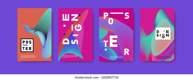 
Abstract colorful liquid and holographic colors background for poster design. Blue, yellow, red, orange, pink and green. Vector banner poster template in Eps10.
